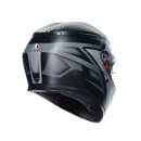 AGV K3 Compound Motorrad-Helm mattschwarz grau