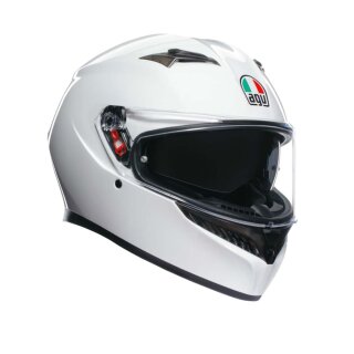 AGV K3 Motorrad-Helm 22.06 Uni Seta weiß