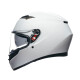 AGV K3 Motorrad-Helm 22.06 Uni Seta weiß