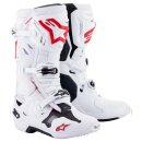 Alpinestars Tech 10 Supervented Crossstiefel weiß rot