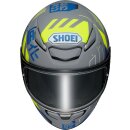 Shoei NXR2 Accolade Integral-Helm TC-10 grau blau neongelb