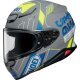 Shoei NXR2 Accolade Integral-Helm TC-10 grau blau neongelb