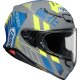 Shoei NXR2 Accolade Integral-Helm TC-10 grau blau neongelb