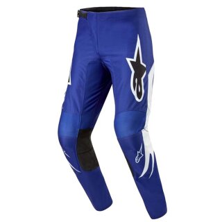 Alpinestars Fluid Lucent Motocross-Hose blau weiß