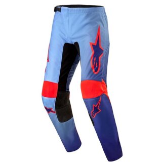 Alpinestars Fluid Lucent Motocross-Hose blau orange