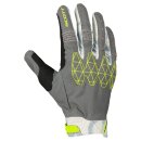 Scott X-Plore D3O Motocross-Handschuh grau gelb