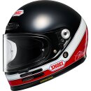 Shoei Glamster06 Abiding Helm TC-1 rot schwarz weiß