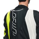 Dainese Audax D-Zip 1Pc Perf Kombi schwarz neongelb weiß