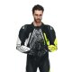 Dainese Audax D-Zip 1Pc Perf Kombi schwarz neongelb weiß