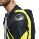 Dainese Audax D-Zip 1Pc Perf Kombi schwarz neongelb weiß