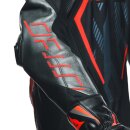 Dainese Audax D-Zip 1Pc Perf Kombi schwarz neonrot anthrazit