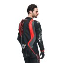 Dainese Audax D-Zip 1Pc Perf Kombi schwarz neonrot anthrazit