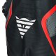 Dainese Audax D-Zip 1Pc Perf Kombi schwarz neonrot anthrazit