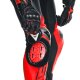 Dainese Audax D-Zip 1Pc Perf Kombi schwarz neonrot anthrazit