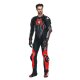 Dainese Audax D-Zip 1Pc Perf Kombi schwarz neonrot anthrazit