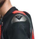 Dainese Audax D-Zip 1Pc Perf Kombi schwarz neonrot anthrazit