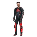 Dainese Audax D-Zip 1Pc Perf Kombi schwarz neonrot anthrazit