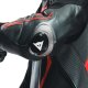 Dainese Audax D-Zip 1Pc Perf Kombi schwarz neonrot anthrazit