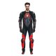 Dainese Audax D-Zip 1Pc Perf Kombi schwarz neonrot anthrazit