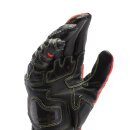 Dainese Full Metal 7 Motorrad-Handschuh schwarz neonrot