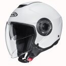 HJC i40N Motorrad Jethelm Uni Semi Pearl mattweiß