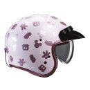 HJC V31 Disney Jethelm MC8SF matt weiß pink Mountbatten