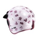 HJC V31 Disney Jethelm MC8SF matt weiß pink Mountbatten