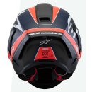 Alpinestars Supertech R10 Team Carbon-Helm mattschwarz neonrot blau