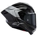 Alpinestars Supertech R10 Element Carbon-Helm schwarz silber