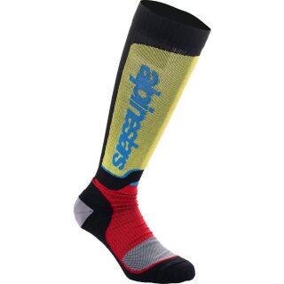 Alpinestars Mx Plus Offroad Socken schwarz rot blau