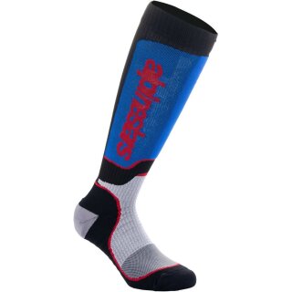 Alpinestars Mx Plus Offroad Socken schwarz weiß blau