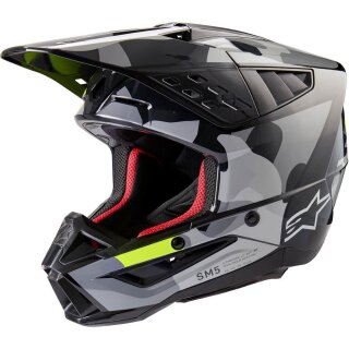 Alpinestars S-M5 Rover 2 Crosshelm 22.06 grau neongelb