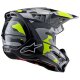 Alpinestars S-M5 Rover 2 Crosshelm 22.06 grau neongelb