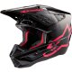 Alpinestars S-M5 Corp Crosshelm 22.06 schwarz Diva pink