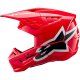 Alpinestars S-M5 Corp Crosshelm 22.06 Bright rot glanz