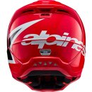 Alpinestars S-M5 Corp Crosshelm 22.06 Bright rot glanz