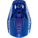 Alpinestars S-M5 Corp Crosshelm 22.06 blau glanz