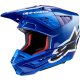 Alpinestars S-M5 Corp Crosshelm 22.06 blau glanz