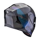 Scorpion Exo-R1 Evo Carbon Air Rally Helm schwarz blau