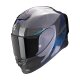 Scorpion Exo-R1 Evo Carbon Air Rally Helm schwarz blau