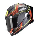 Scorpion Exo-R1 Evo Air Coup Helm schwarz rot neongelb