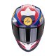 Scorpion Exo-R1 Evo Air Coup Helm blau rot gelb