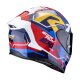 Scorpion Exo-R1 Evo Air Coup Helm blau rot gelb