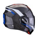 Scorpion Exo-Tech Evo Carbon Rover Klapphelm schwarz rot blau