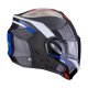 Scorpion Exo-Tech Evo Carbon Rover Klapphelm schwarz rot blau