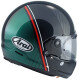 Arai Concept-XE Temu Retro-Helm grün schwarz grau