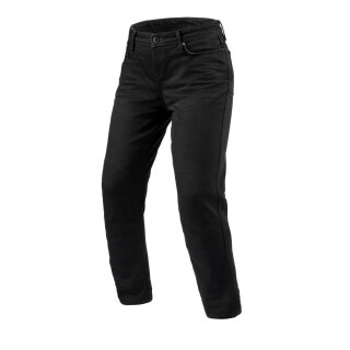 Revit Violet Damen Boyfriend Fit Motorrad-Jeans schwarz