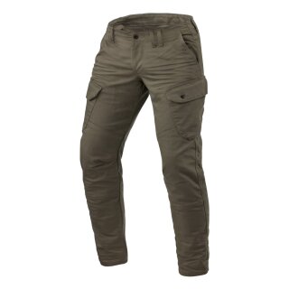 Revit Cargo 2 Tapered Fit Motorrad-Jeans Tarmac grün grau