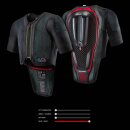 Alpinestars Tech-Air 7X Motorrad Airbag-Weste schwarz rot