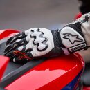 Alpinestars GP Pro R4 Motorrad-Handschuh schwarz weiß